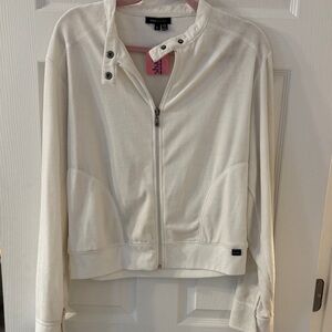 BCBG Velour Lounge Jacket